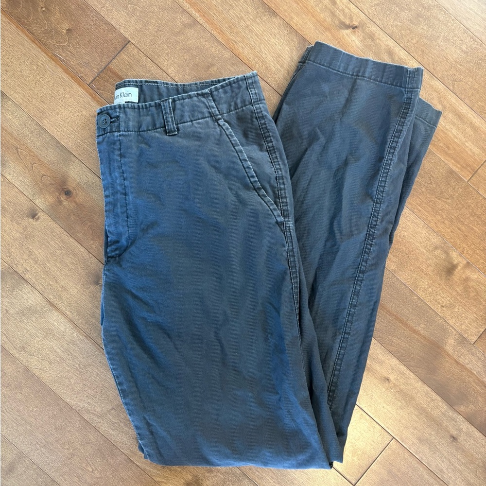 Calvin Klein Dark Gray Chinos